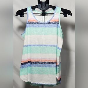 🌸 3/$25 🌸 Justice Blue and Green Tank Top with Relaxed Fit-Size 18/20 Girls